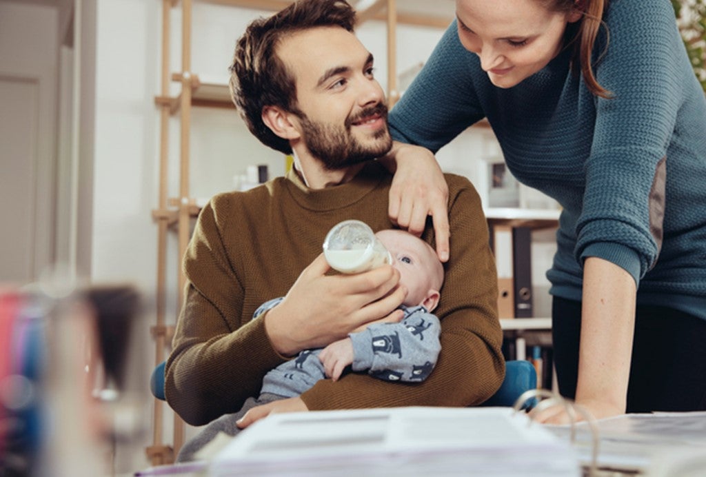 Alimentación complementaria para un bebé fuerte 