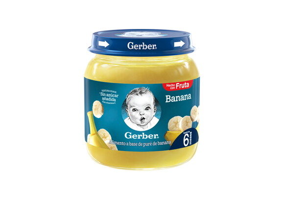 Puré GERBER® de Banano Puré GERBER® de Banano