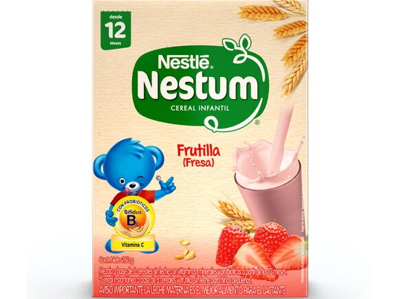 NESTUM ® Frutilla Cereal Infantil Caja 250g NESTUM ® Frutilla Cereal Infantil Caja 250g