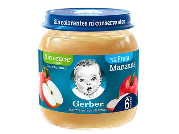 Compota de manzana GERBER® 113g