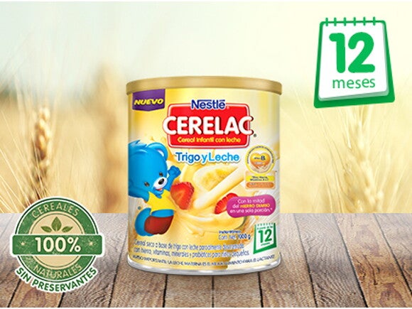 Cereal Infantil CERELAC® Trigo y Leche 1000 gr Cereal Infantil CERELAC® Trigo y Leche 1000 gr