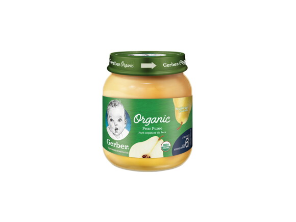 Puré GERBER Orgánico Pera 113 gr Puré GERBER Orgánico Pera 113 gr