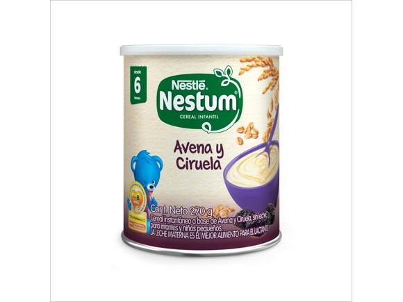 NESTUM ® Avena y Ciruela Cereal Infantil Lata 270g