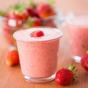 Batido de Fresa con Melocotón Batido de Fresa con Melocotón