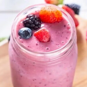 batido de frutos del bosque batido de frutos del bosque