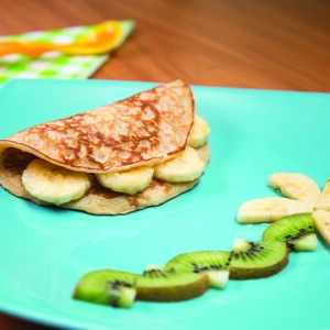 Minicrepes de Banano Minicrepes de Banano