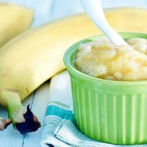 Puré cremoso de banano Puré cremoso de banano
