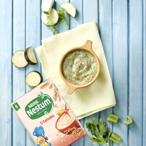 Crema de zucchini y corvina con NESTUM® 5 Cereales Crema de zucchini y corvina con NESTUM® 5 Cereales