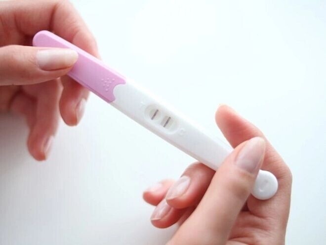 Prueba de embarazo Una prueba de embarazo