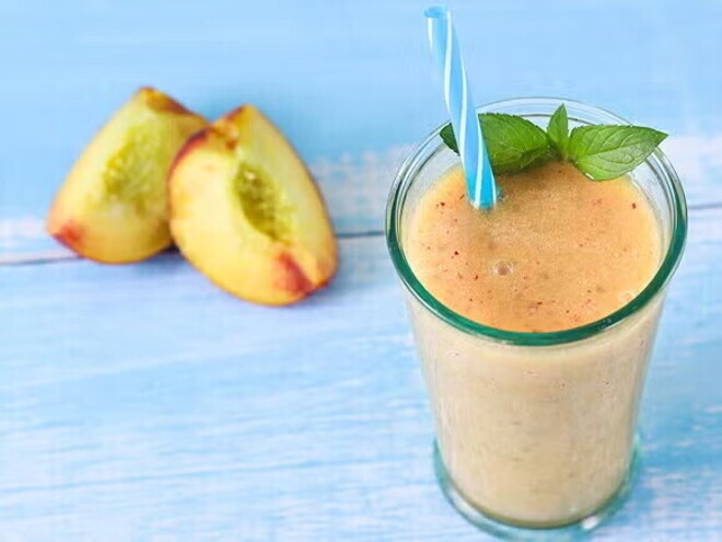 Batido de durazno Batido de durazno