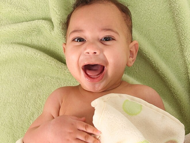 Un bebé bien limpito Un bebé bien limpito